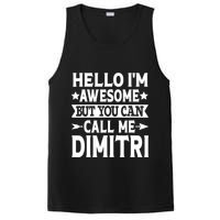 First Name Hello Im Awesome Call Me Dimitri PosiCharge Competitor Tank