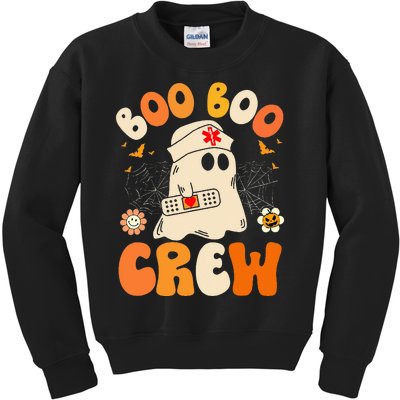 Funny Nurse Halloween for  Boo Boo Crew Kids Sweatshirt