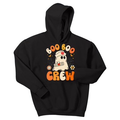 Funny Nurse Halloween for  Boo Boo Crew Kids Hoodie