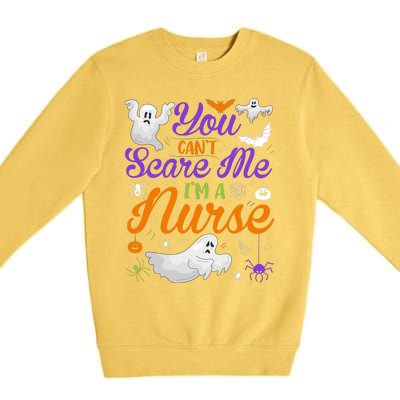 Funny Nurse Halloween Christmas Nurse Halloween Nurse Premium Crewneck Sweatshirt