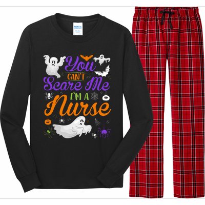 Funny Nurse Halloween Christmas Nurse Halloween Nurse Long Sleeve Pajama Set