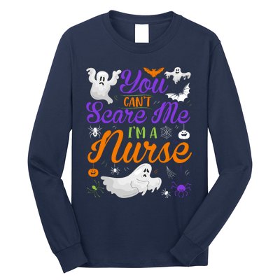 Funny Nurse Halloween Christmas Nurse Halloween Nurse Long Sleeve Shirt