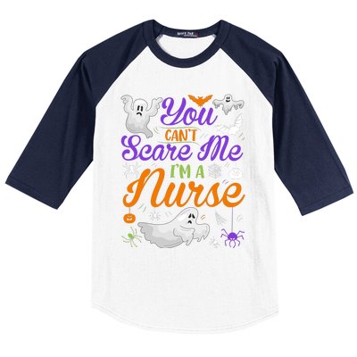 Funny Nurse Halloween Christmas Nurse Halloween Nurse Baseball Sleeve Shirt