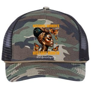 Feminist National History Month 2024 Embrace Equity Retro Rope Trucker Hat Cap