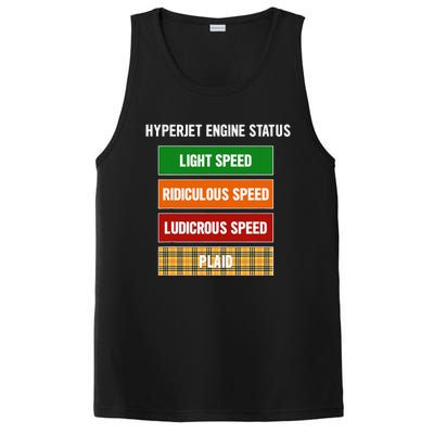 Funny Nerdy Hyperjet Engine Status Ludicrous Speed Plaid PosiCharge Competitor Tank