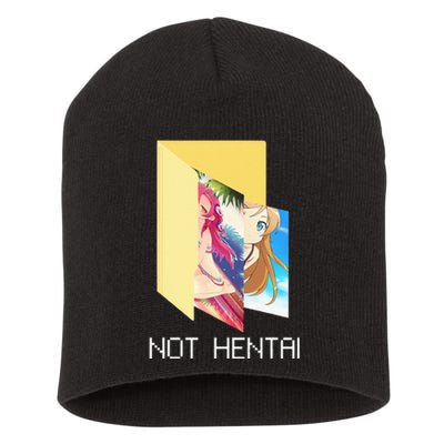 Funny Not Hentai Folder Graphic Cartoon Short Acrylic Beanie