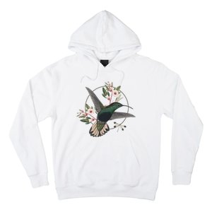 Floral Nature Hummingbird Hoodie