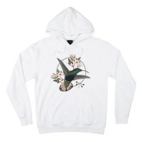 Floral Nature Hummingbird Hoodie