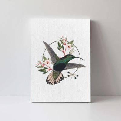 Floral Nature Hummingbird Canvas