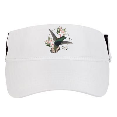 Floral Nature Hummingbird Adult Drive Performance Visor