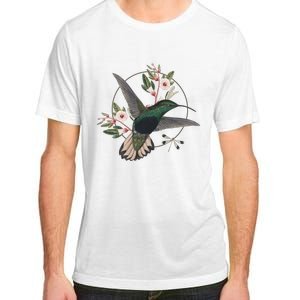 Floral Nature Hummingbird Adult ChromaSoft Performance T-Shirt