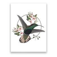 Floral Nature Hummingbird Poster