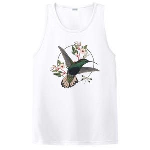 Floral Nature Hummingbird PosiCharge Competitor Tank