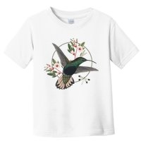 Floral Nature Hummingbird Toddler T-Shirt