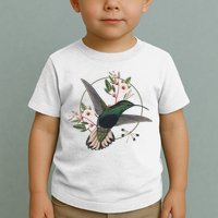 Floral Nature Hummingbird Toddler T-Shirt