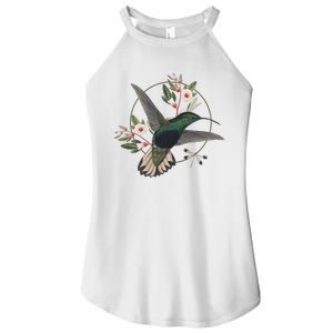 Floral Nature Hummingbird Women's Perfect Tri Rocker Tank