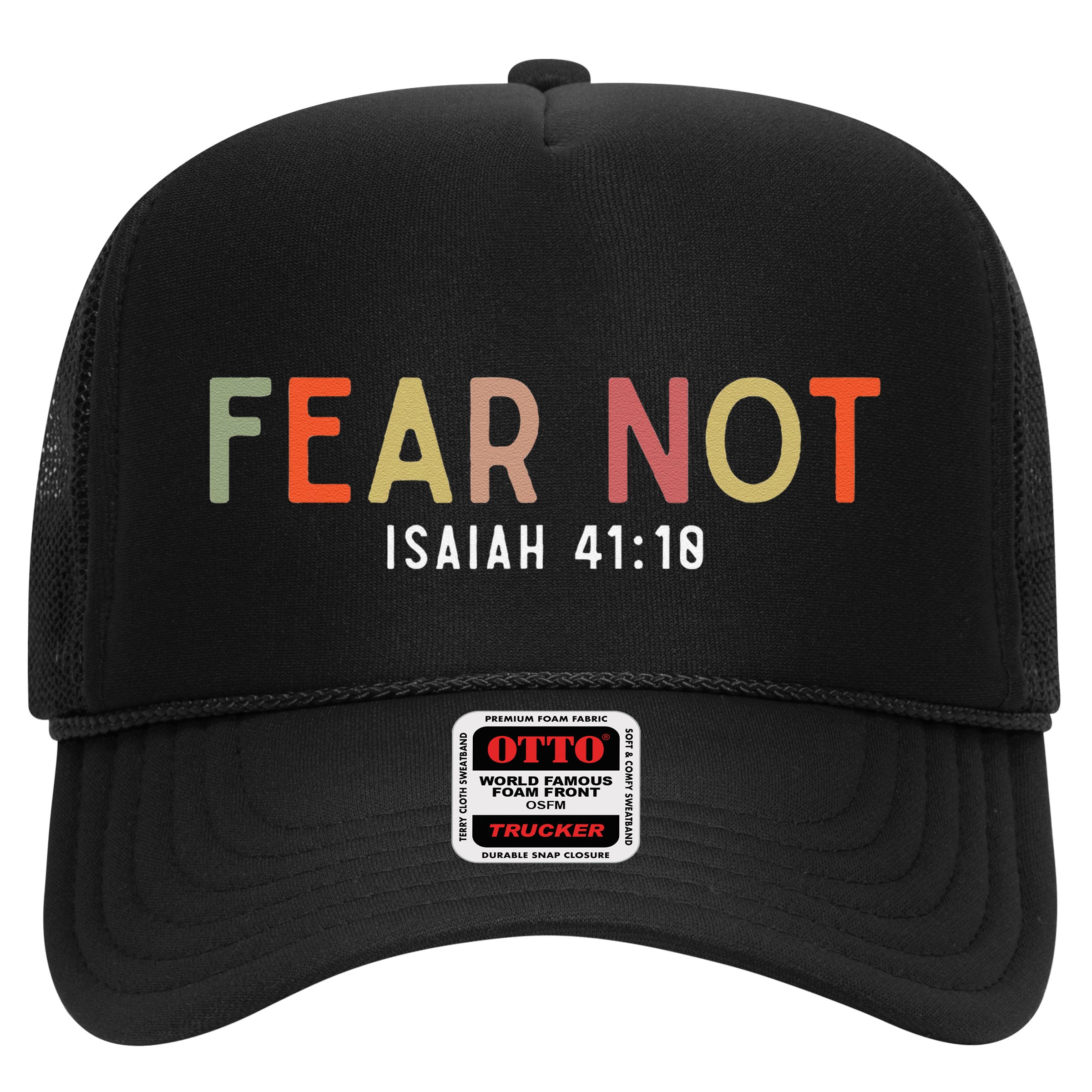 Fear Not Isaiah 41 10 God Faith Jesus Christianity Hat