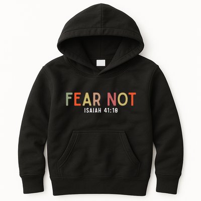 Fear Not Isaiah 41 10 God Faith Jesus Christianity Kids Hoodie