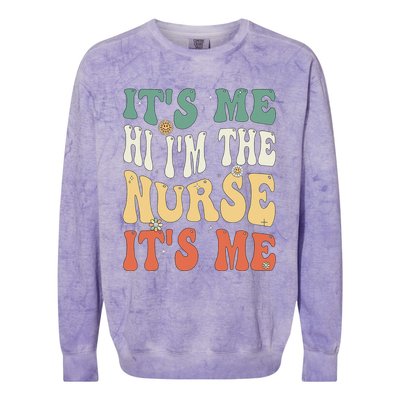 Future Nurse im a Nurse For School Nurse Funny Colorblast Crewneck Sweatshirt