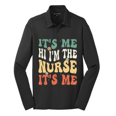 Future Nurse im a Nurse For School Nurse Funny Silk Touch Performance Long Sleeve Polo