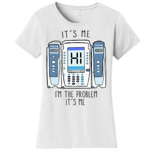 Funny Nurse Im The Problem IV Pump ER Icu Med Surg Rn Women's T-Shirt