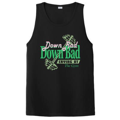 Funny Now IM Down Bad Crying At The Gym PosiCharge Competitor Tank