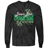 Funny Now IM Down Bad Crying At The Gym Tie-Dye Long Sleeve Shirt