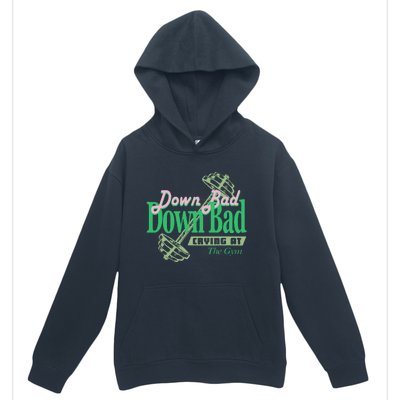 Funny Now IM Down Bad Crying At The Gym Urban Pullover Hoodie