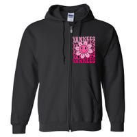 First Name I Love Girl Groovy 80S Vintage Full Zip Hoodie