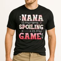 Floral Nana Is My Name Spoiling Is My Game Grandma Life Performance Shirt