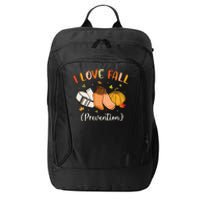 Funny Nurse I Love Fall Prevention Fall Physical Therapy City Backpack