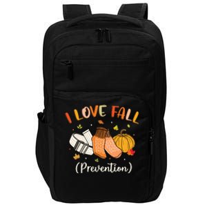 Funny Nurse I Love Fall Prevention Fall Physical Therapy Impact Tech Backpack