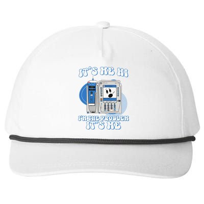 Funny Nurse IM The Problem Iv Pump Er Icu Med Surg Rn Snapback Five-Panel Rope Hat