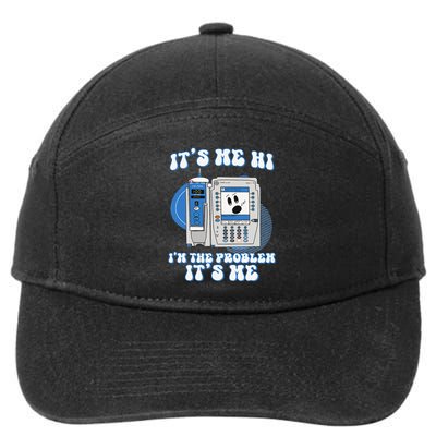 Funny Nurse IM The Problem Iv Pump Er Icu Med Surg Rn 7-Panel Snapback Hat