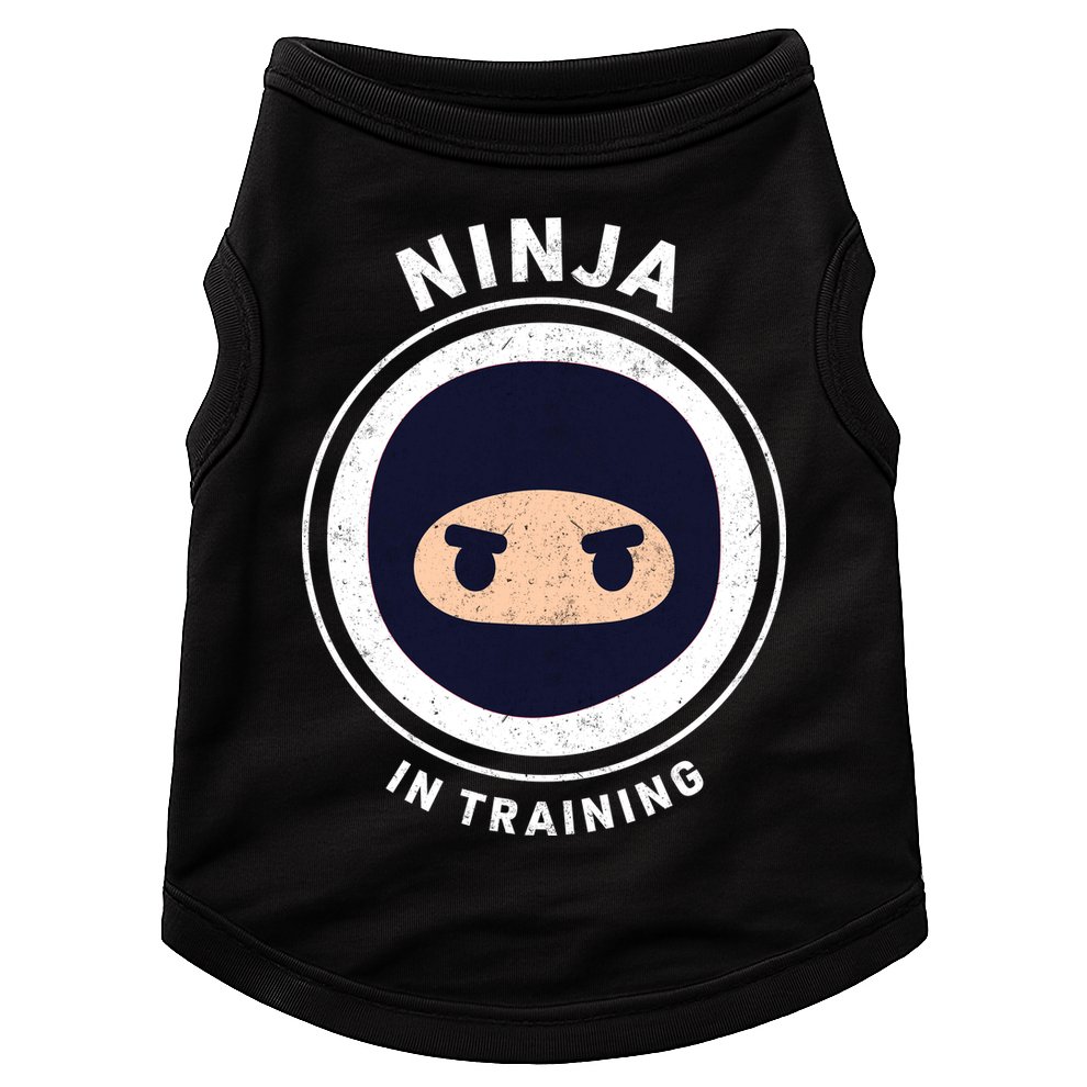 Funny Ninja In Training 1 Doggie Tank