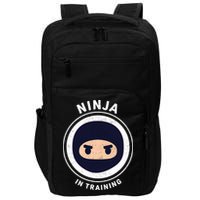 Funny Ninja In Training 1 Impact Tech Backpack