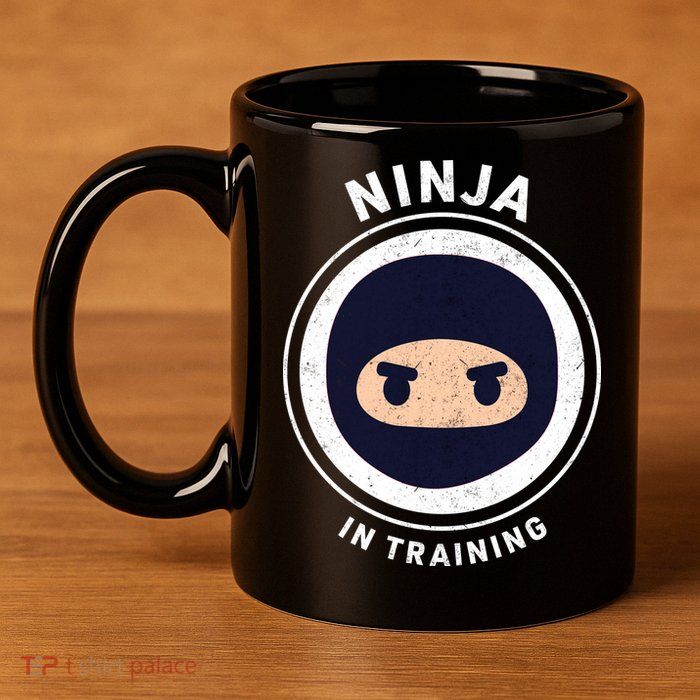 Funny Ninja In Training 1 11oz C Handle Ceramic Mug