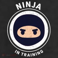 Funny Ninja In Training 1 25L Jumbo Tote