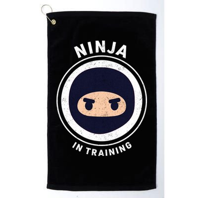 Funny Ninja In Training 1 Golf Towel