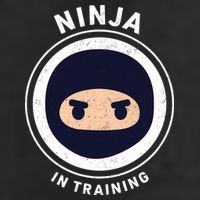 Funny Ninja In Training 1 Golf Towel