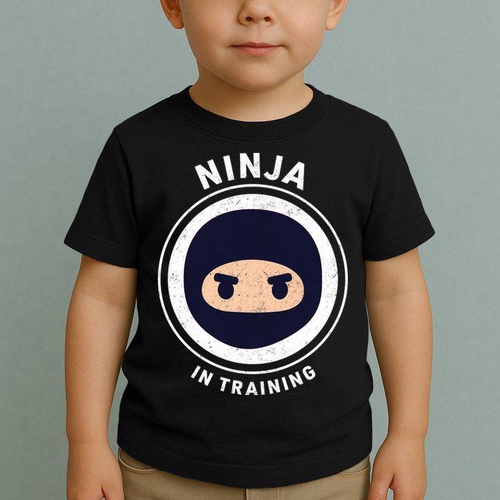 Funny Ninja In Training 1 Toddler T-Shirt