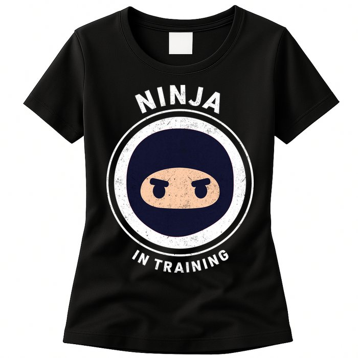 Funny Ninja In Training 1 Womens T-Shirt
