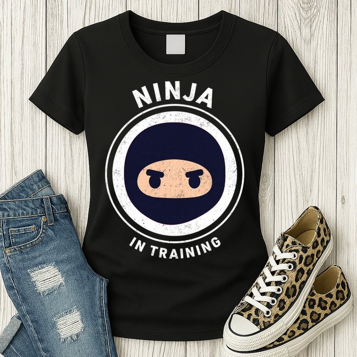 Funny Ninja In Training 1 Womens T-Shirt