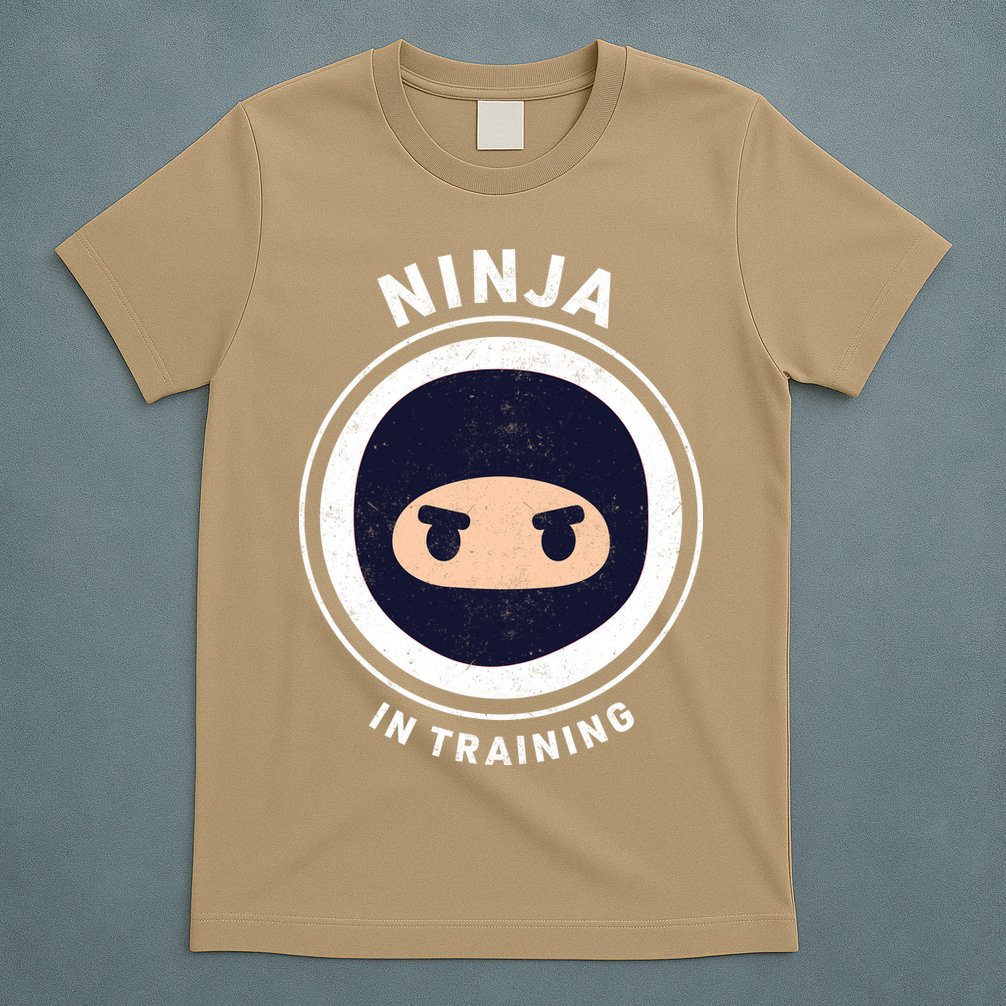 Funny Ninja In Training 1 T-Shirt