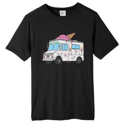 Funny Nostalgic Ice Cream Truck Summer Adventure Lover Meaningful Gift Tall Fusion ChromaSoft Performance T-Shirt