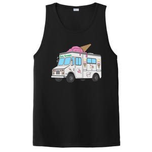 Funny Nostalgic Ice Cream Truck Summer Adventure Lover Meaningful Gift PosiCharge Competitor Tank