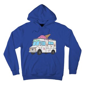 Funny Nostalgic Ice Cream Truck Summer Adventure Lover Meaningful Gift Hoodie