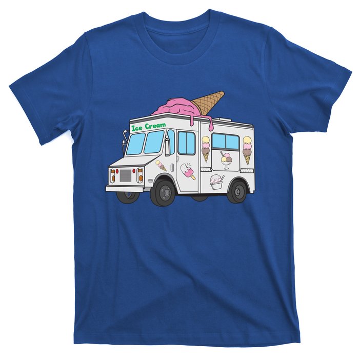 Funny Nostalgic Ice Cream Truck Summer Adventure Lover Meaningful Gift T-Shirt