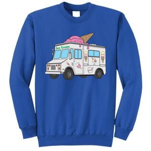 Funny Nostalgic Ice Cream Truck Summer Adventure Lover Meaningful Gift Tall Sweatshirt