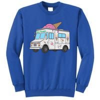 Funny Nostalgic Ice Cream Truck Summer Adventure Lover Meaningful Gift Tall Sweatshirt